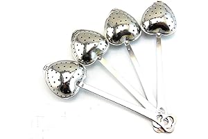 Long Grip Tea Infuser Spoons - Heart Shaped