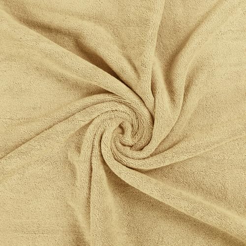 Utopia Towels 4 Pack Premium Bath Towels Set, 27 by 54 Inches, 100% Ring Spun Cotton 600GSM, Lightweight and Highly Absorbent Quick Drying Towels, Perfect for Daily Use, Beige - Image 4
