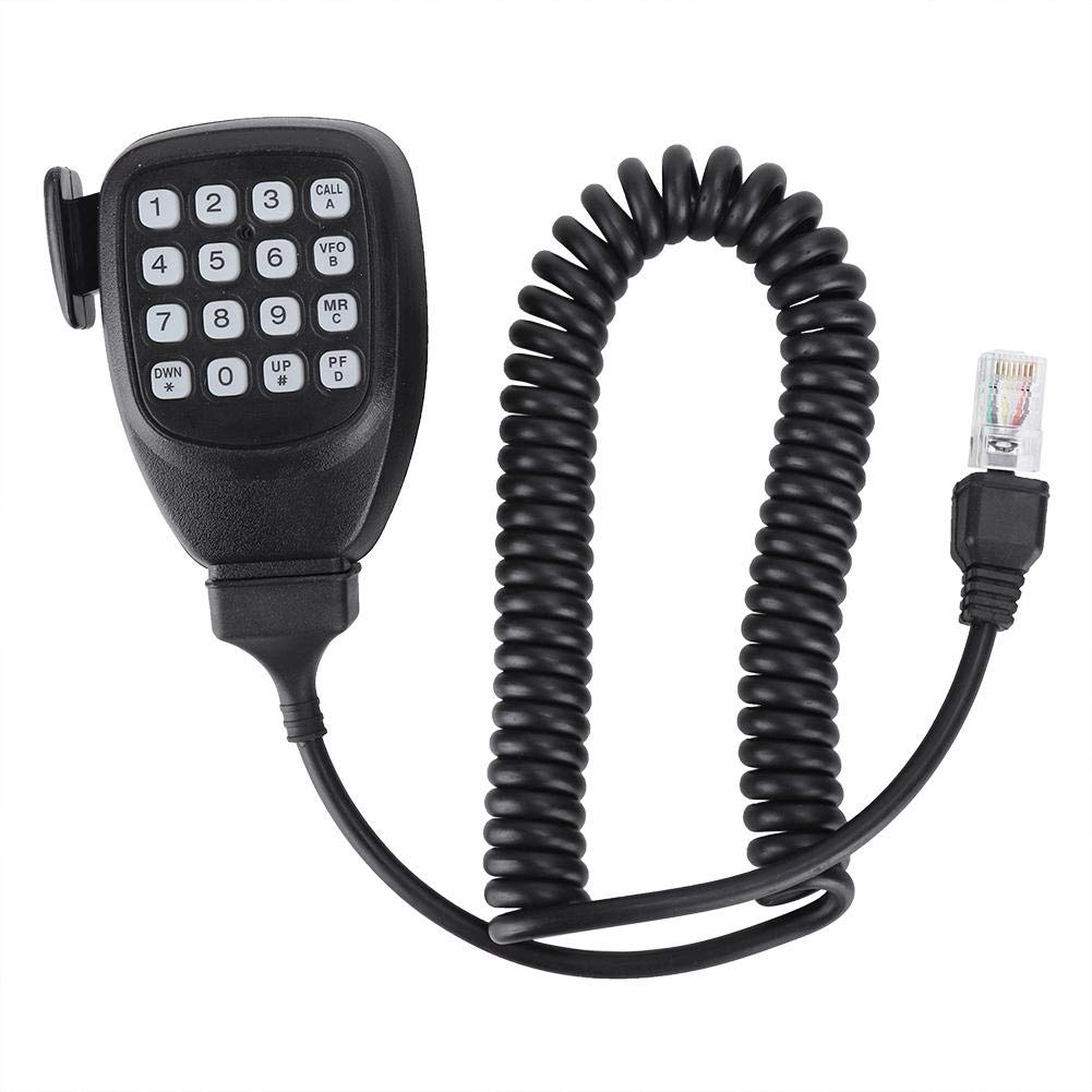Mobile Car Radio Mic,-32 8-pin Handfree Speaker Microphone with Mini Keyboard for TM481, TM281, TM471, TM271, TK868G, TK768G