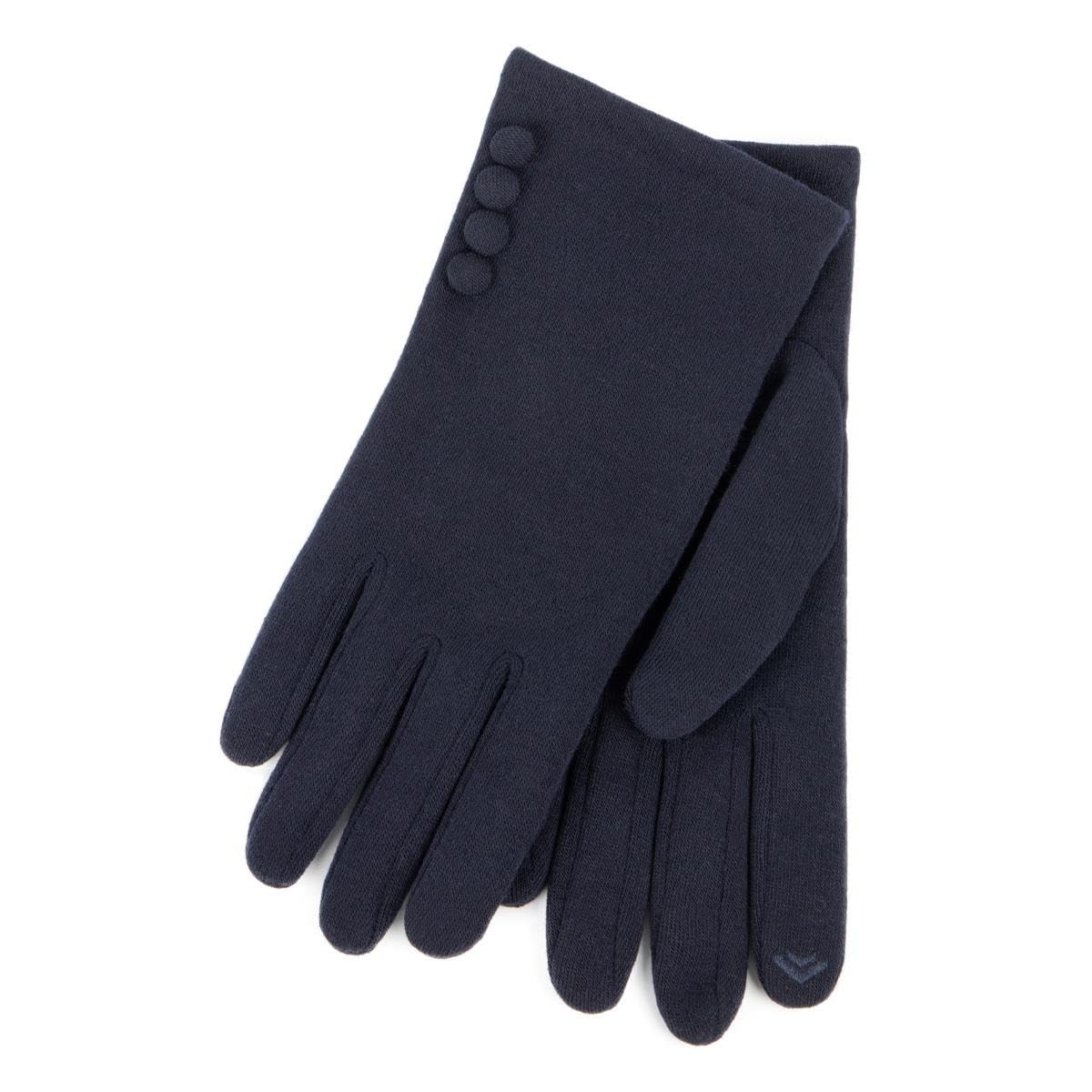 Isotoner Ladies Thermal SmarTouch Glove With Button Detail