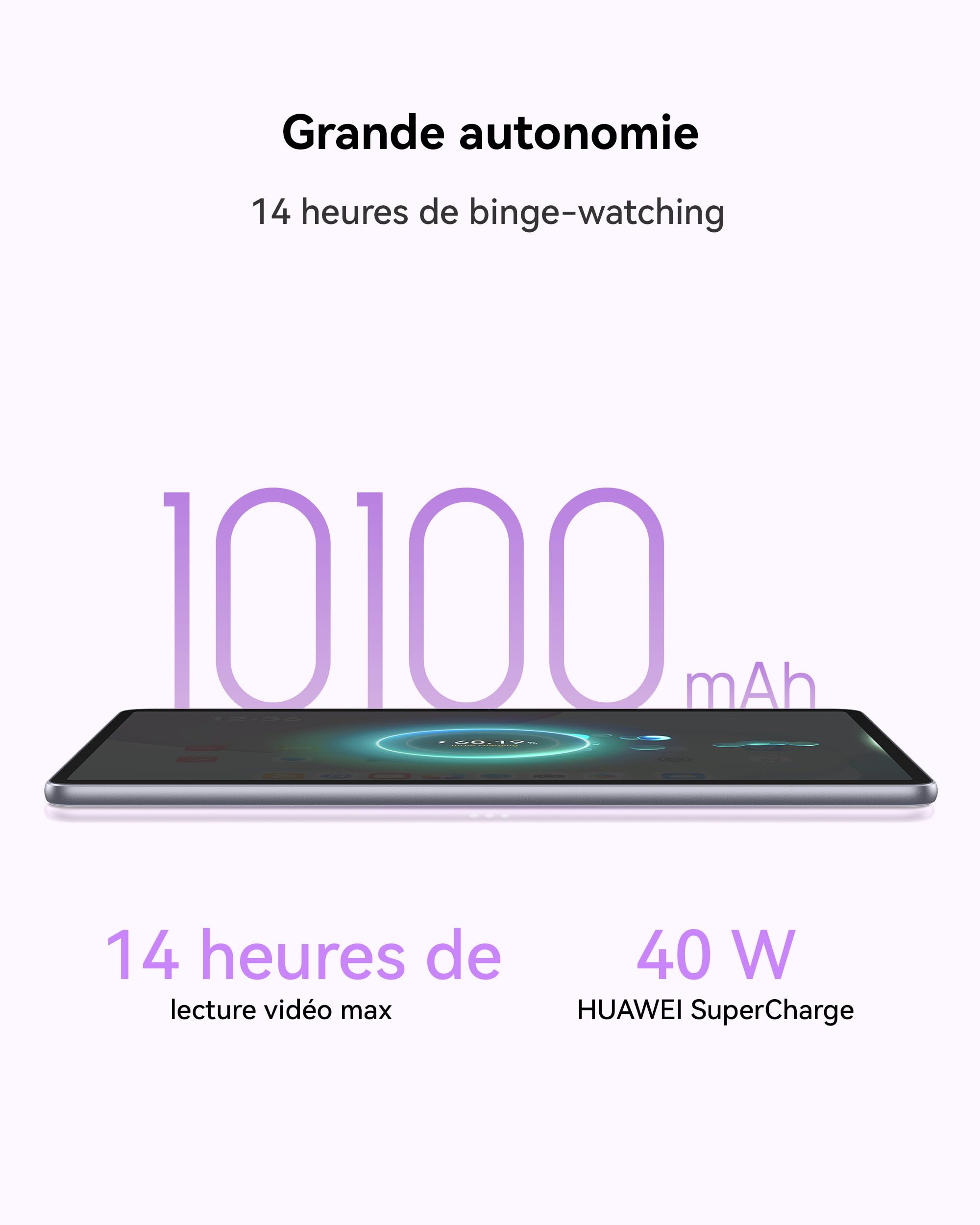 HUAWEI MatePad 11.5 2025, Tablette 11,5 Pouces 2,5k 120 Hz Écran, 8+128GB | Batterie de 10 100 mAh, 40W Supercharge, WiFi 6, Bluetooth 5.2, Garantie supplémentaire de 6 Mois exclusivement sur Amazon