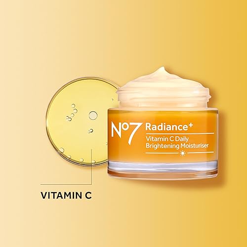 Miniatura 6 de No7 Radiance+ Brightening Vitamin C Moisturizer Face Cream  Hidratante facial nutritivo para la piel  Absorción rápida + fórmula ligera y adecuada