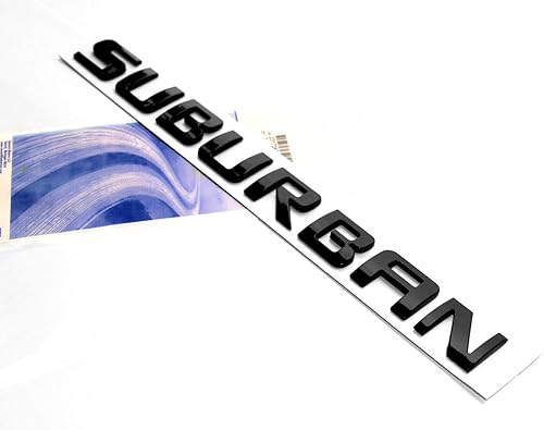 Miniatura 10 de Yoaoo 1 placa de identificación de línea roja suburbana OEM de repuesto 3D para Suburban Original Redline