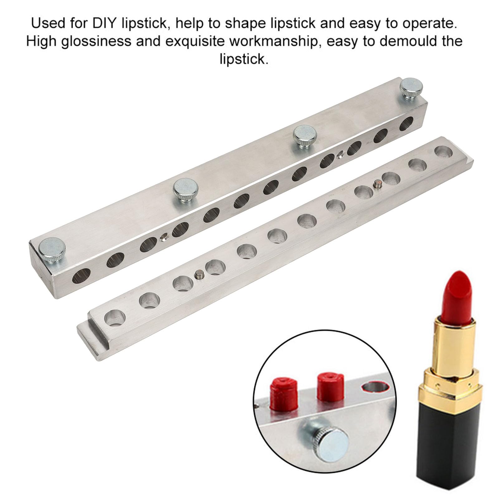 Stampo E Contenitore Per Rossetto, Stampo Per Rossetto Fai da Te, Stampo Per Rossetto in Lega di Alluminio Per Gli Amanti del Rossetto