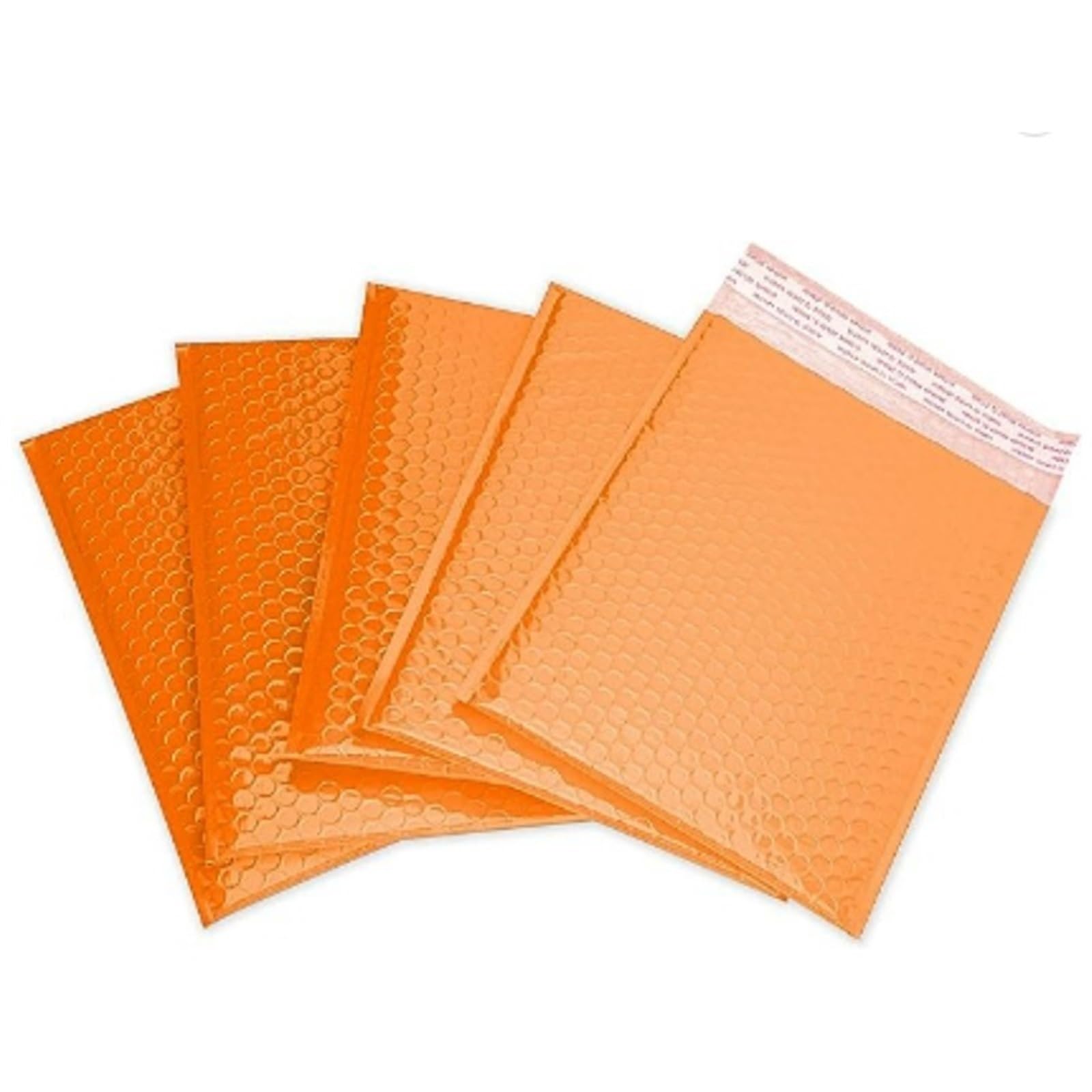 Buste imbottite autosigillanti, Buste imbottite autosigillanti con bolle d'aria, 50 pezzi, multicolore, diverse misure(Orange,13 * 18cm)