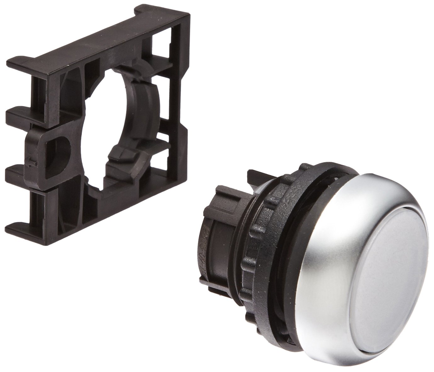 Eaton M22-DL-W Pushbutton, Illuminated, 22mm Diameter, White Color  