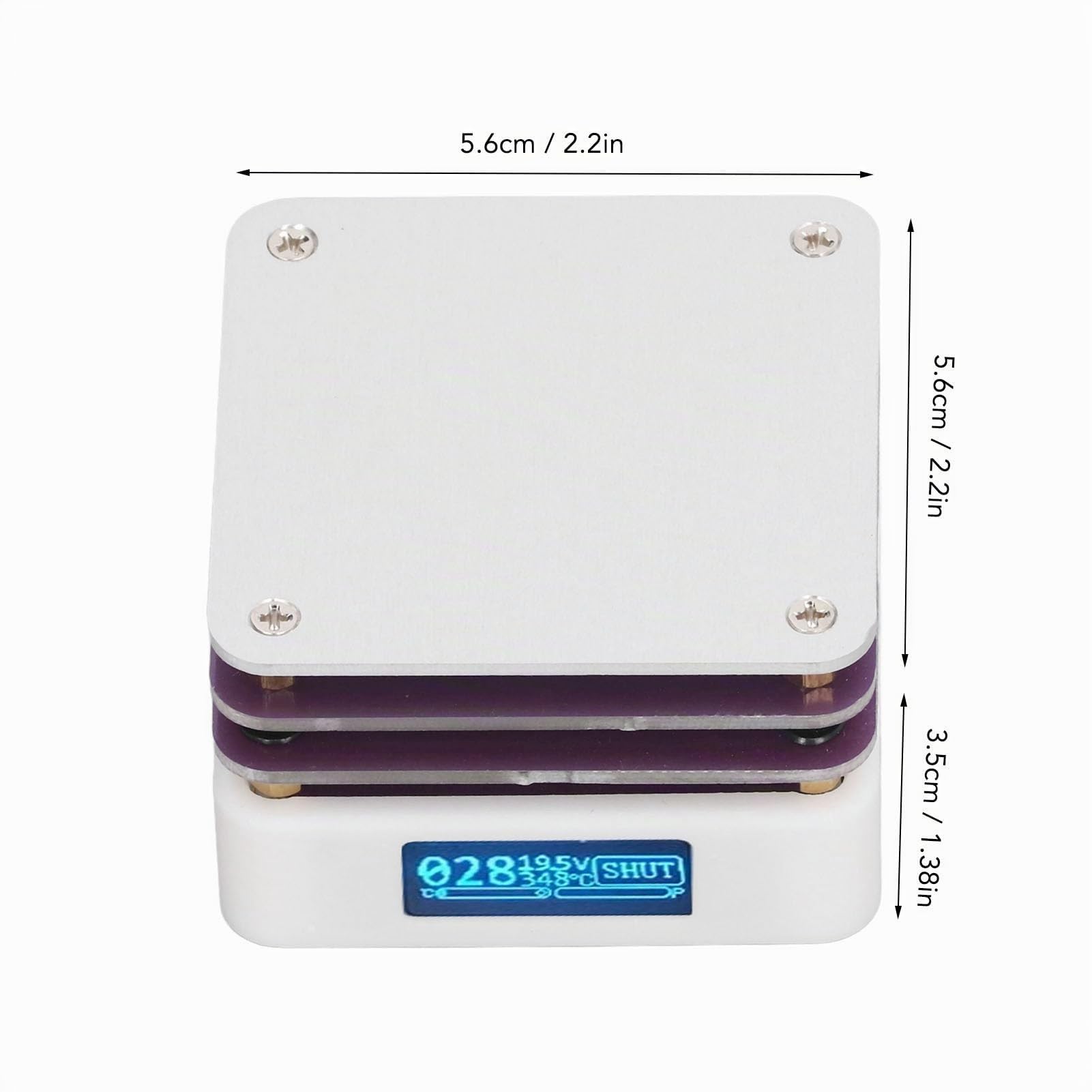 Labor-Heizplatte, Reflow-Oven, 110 V, 850 W, Elektrisches Vorheizen, Lötkolben, Vorwärmstation, Mini-Thermostat-Heiztisch, Schweißgerät, Soldering Tool, Heating Plate