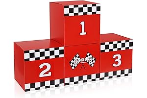 Premium 4-Piece Cardboard Car Party Box Set