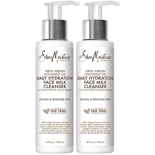 SheaMoisture Limpiador de leche facial de hidratación diaria