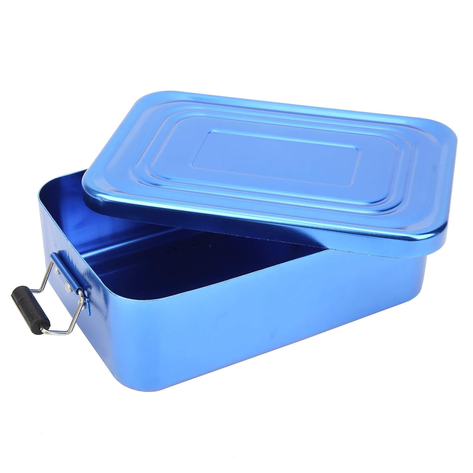 Bento Box Semplice, Scatola da Pranzo in Alluminio con Coperchio a Tenuta Stagna, Bella E Portatile, Adatta per Famiglia, Campeggio, Viaggi, Picnic