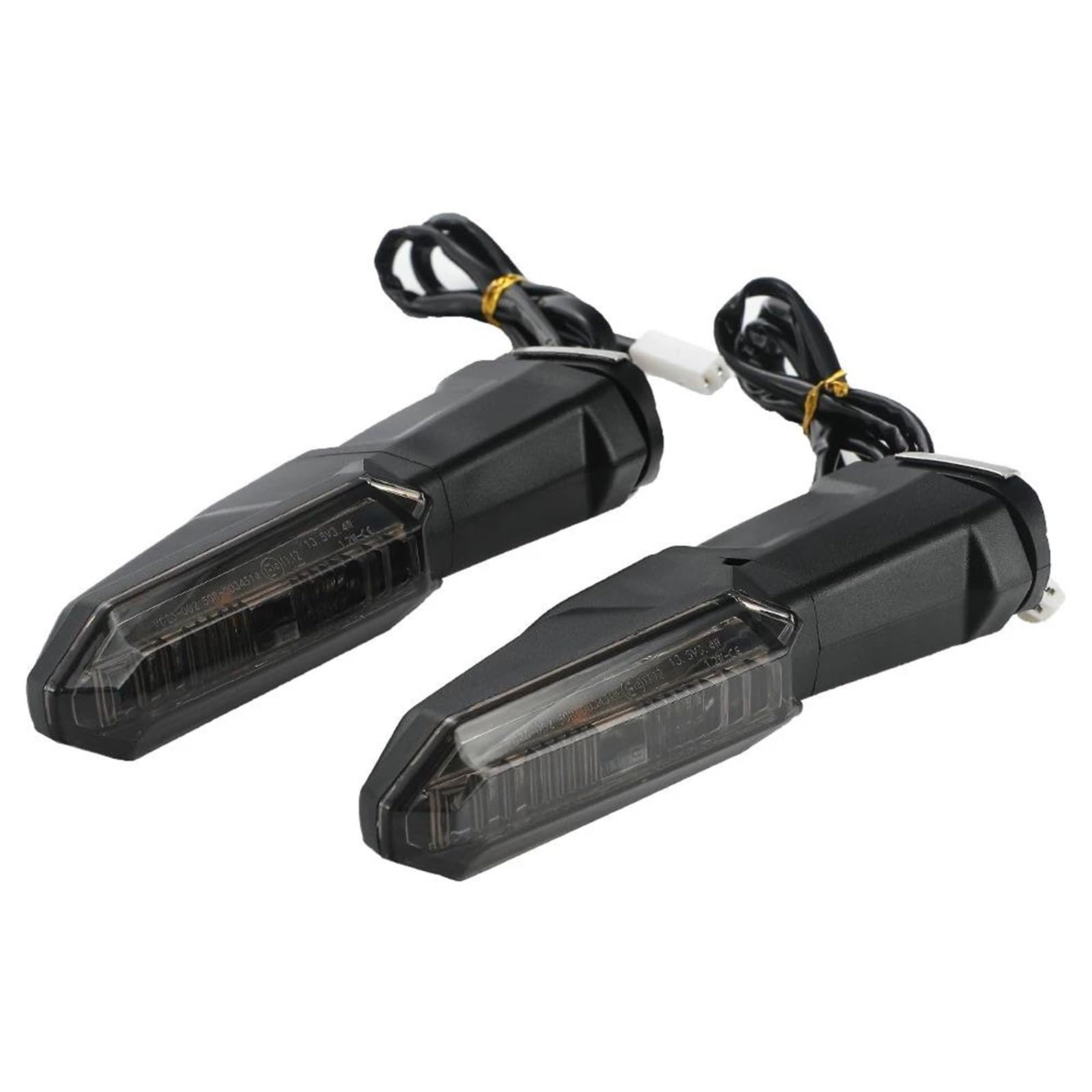 Luces Intermitentes LED para Motocicletas 2017-2019 para Kawasaki para V&ersys 650 1000 X250 X300 Intermitentes(Ahumado)