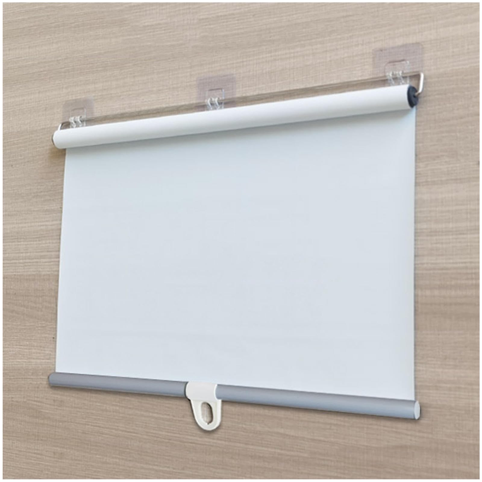 Dlly White Blackout Roller Shades, Sunshade Roller Blinds For Windows, Blackout Curtains, Windows Roll Up Shades Without Drilling, Sunscreen Thermal Blinds,-60X125cm/24 * 49In