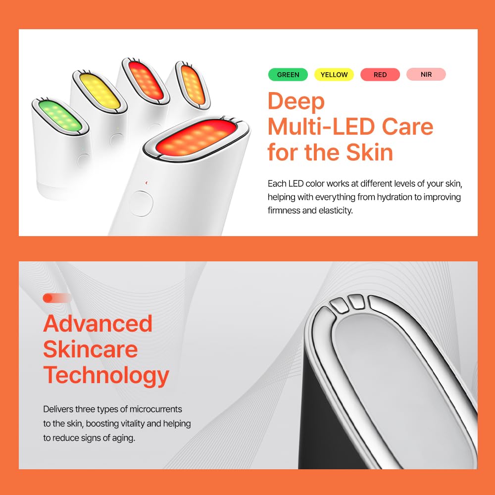 Amazon.com: MakeOn Skin Light Therapy III - 5 in 1 Massager, Real