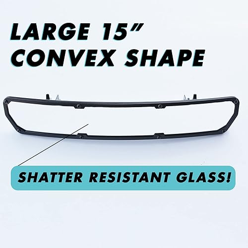 Miniatura 5 de Chupacabra Offroad DELUXE - Espejo utilitario de visión trasera lateral a lado – 1.75 pulgadas RZR 800 900 1000 Turbo – Espejo retrovisor convexo de