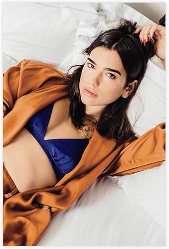 Miniatura 1 de VinAmy Dua Lipa - Póster de lienzo para pared, pintura para sala de estar, dormitorio, estilo sin marco, estilo sin marco, 24 x 36 pulgadas (23.6 x