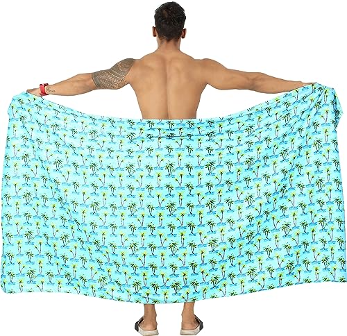 LA LEELA Men's Sarong Swim Wrap Bath Pareo Beach4