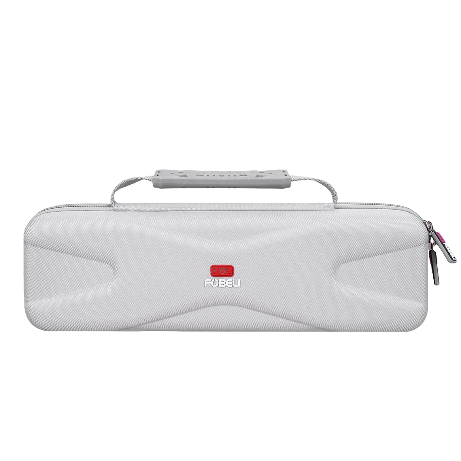 FBLFOBELI Étui de transport rigide pour scanner de bureau compact sans fil Brother ADS-1250W / ADS-1700W / ADS-1800W / ADS-1200 / ADS-1300 - Sac de rangement de protection (étui uniquement) (gris)