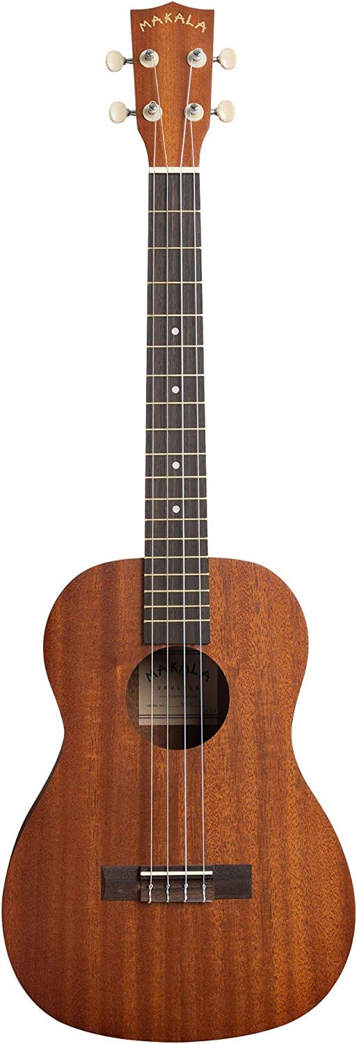 Kala - MK-B - Ukulele Baritono Bambini Adulti e Principianti, Ukulele Scuola Media in Mogano per Musicisti Esperti e Nuovi con Custodia Inclusa, Strumenti Musicali Bambini a Corda, Satinato