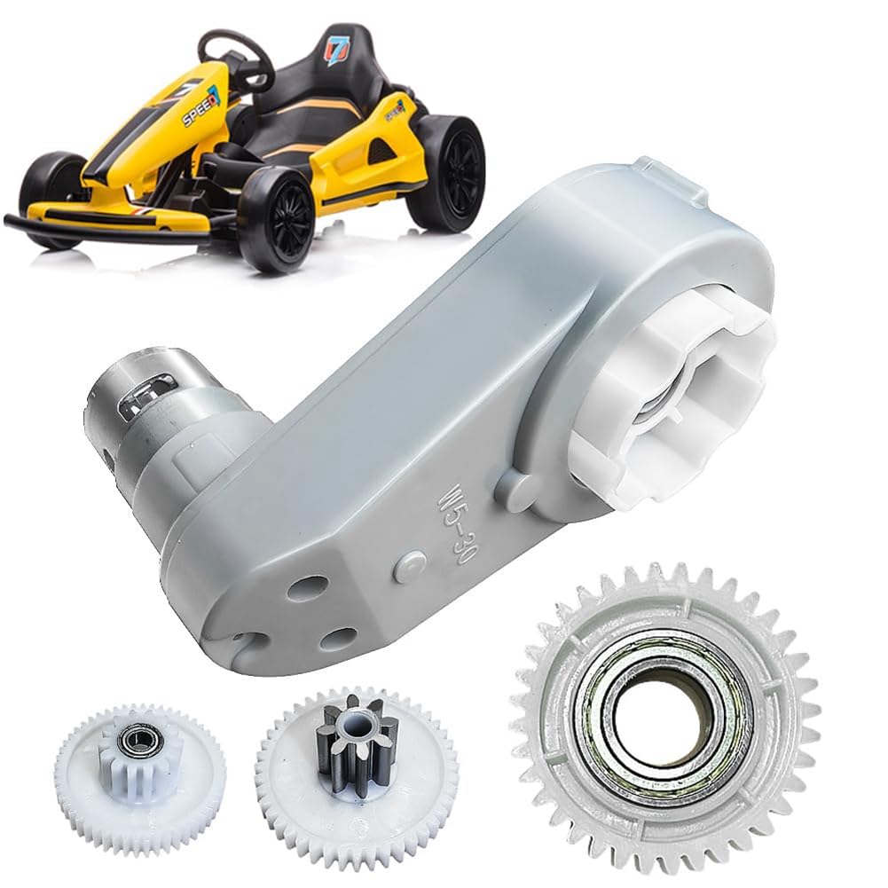 Caja de Cambios de Motor de Alta Velocidad RS775 de 24 V para Actualización del Motor, Motor de Alto Par de 24 Voltios con Caja de Cambios