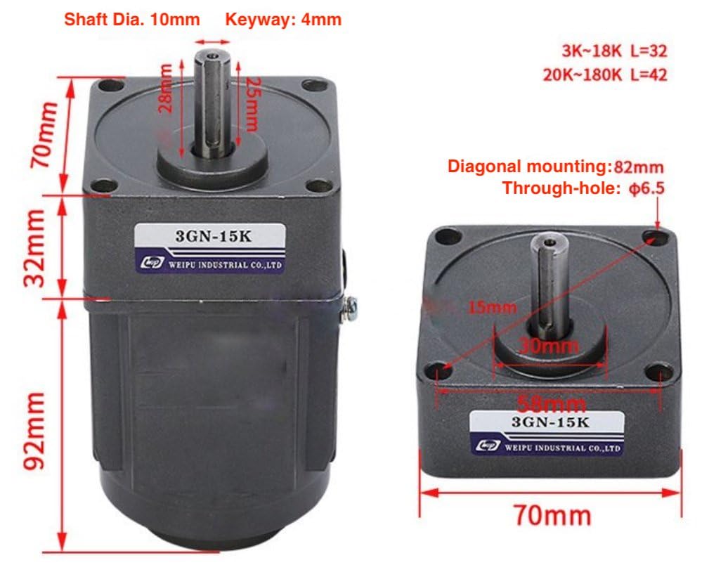 Reviews y listado de Motor electrico monofasico los 10 mejores. 20 Imagen adicional
