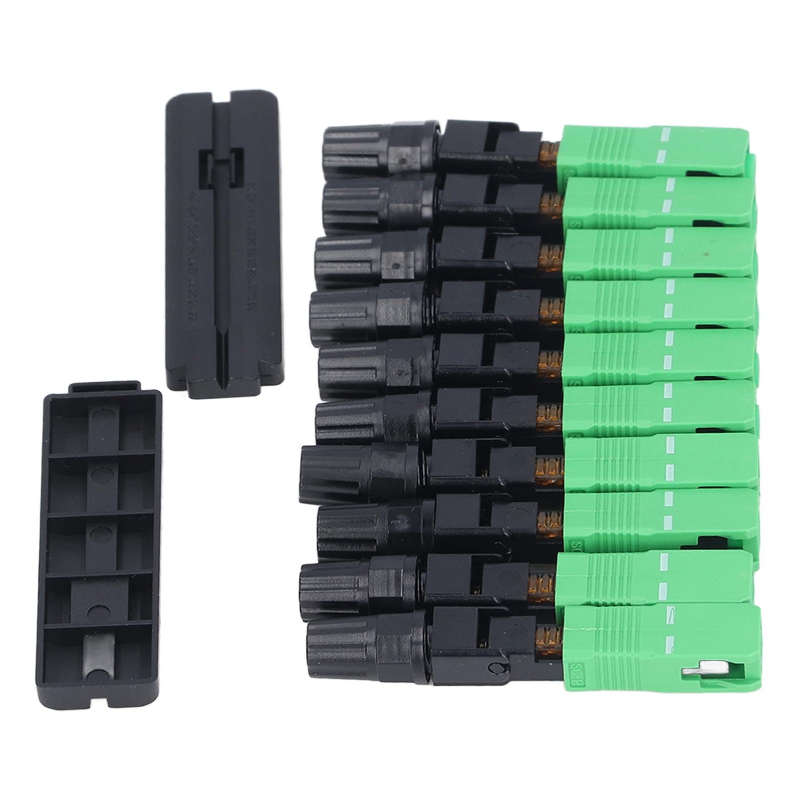 SEAFRONT Adaptateur Fibre Optique SC UPC ABS - 100pcs Réutilisable Connecteur Rapide