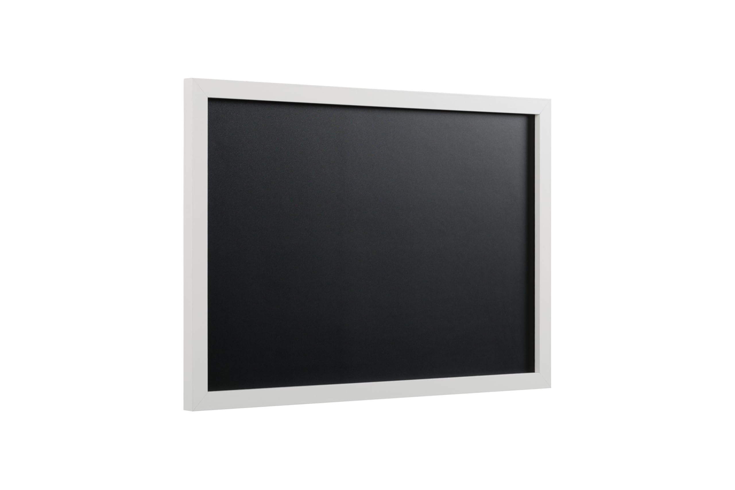 Tableau à Craie Noir Bi-Office Back2Chalk Essentials 60x40cm Cadre MDF - Idéal Restaurant Cuisine