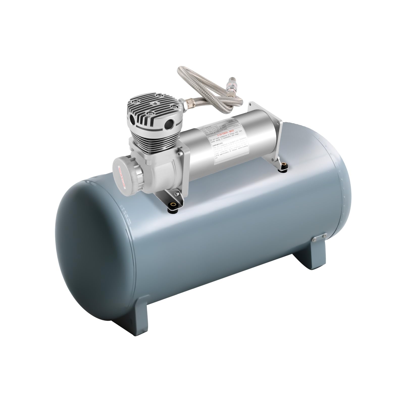 Kit de compresor de aire 200PSI 3/8 NPT, bocina de tren de aire de servicio pesado, compresor de suspensión Air Ride de 12 V, compresor de alto rendimiento para vehículos de motor, sistema de