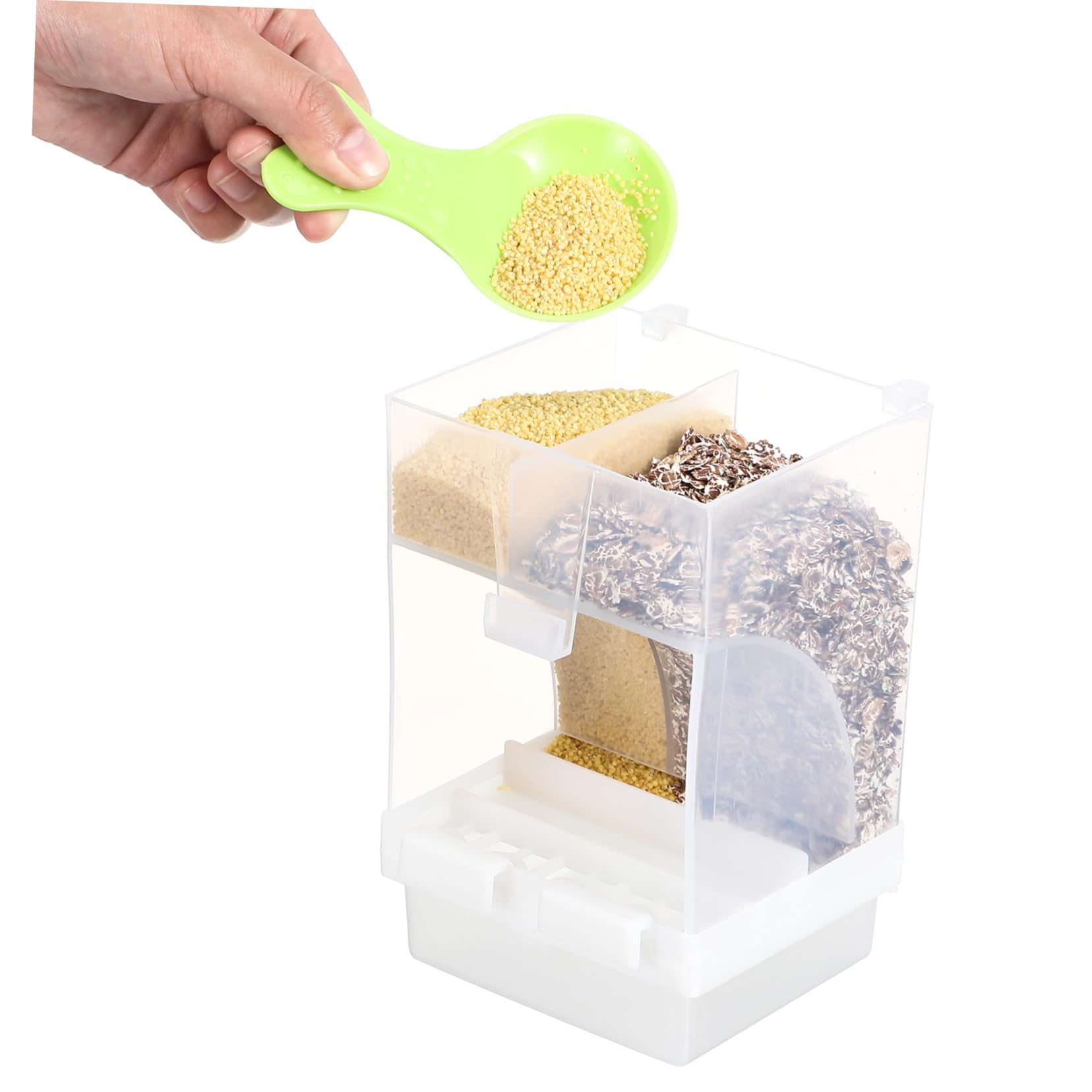 POPETPOP 2 Ensembles De Mangeoires pour Perroquets Mangeoire À Oiseaux pour Cage Support d'alimentation pour Oiseaux Accessoires pour Bol De Nourriture pour Cage À