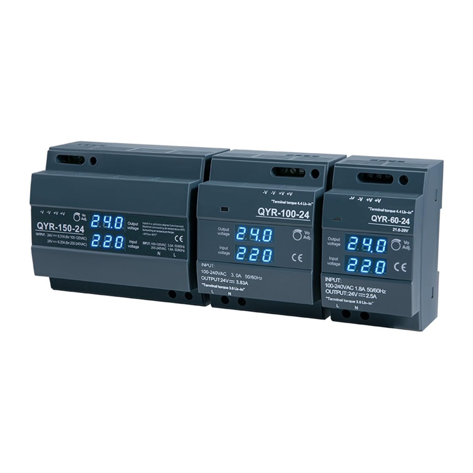 BALYDLUL QYR-60W 100W 120W Switching Power Supply AC-DC 12V 24V(24V,60W)