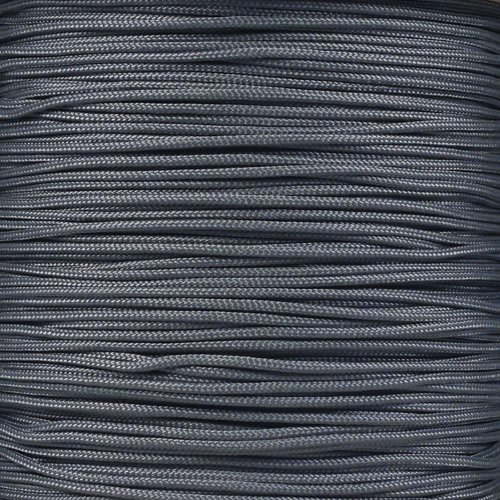 Paracord Planet 95lb Paracord – 1 Strand Type I Parachute Cord for Outdoors and DIY – Charcoal Gray (25 ft)