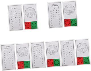 Cabilock 5 Series Carteles De Examen Visual Profesional Adultos Vista Con Colores Y Material De Flexible 2 Piezas X 5