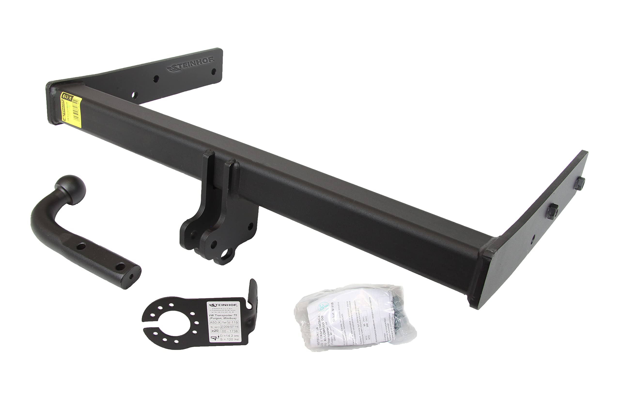 Gancio Traino Fisso STEINHOF Per VW Transporter T5 2003-2009 Con Kit