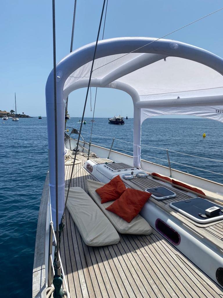Bimini Tente de Parasol Gonflable pour Le Bateau Decktent (M)