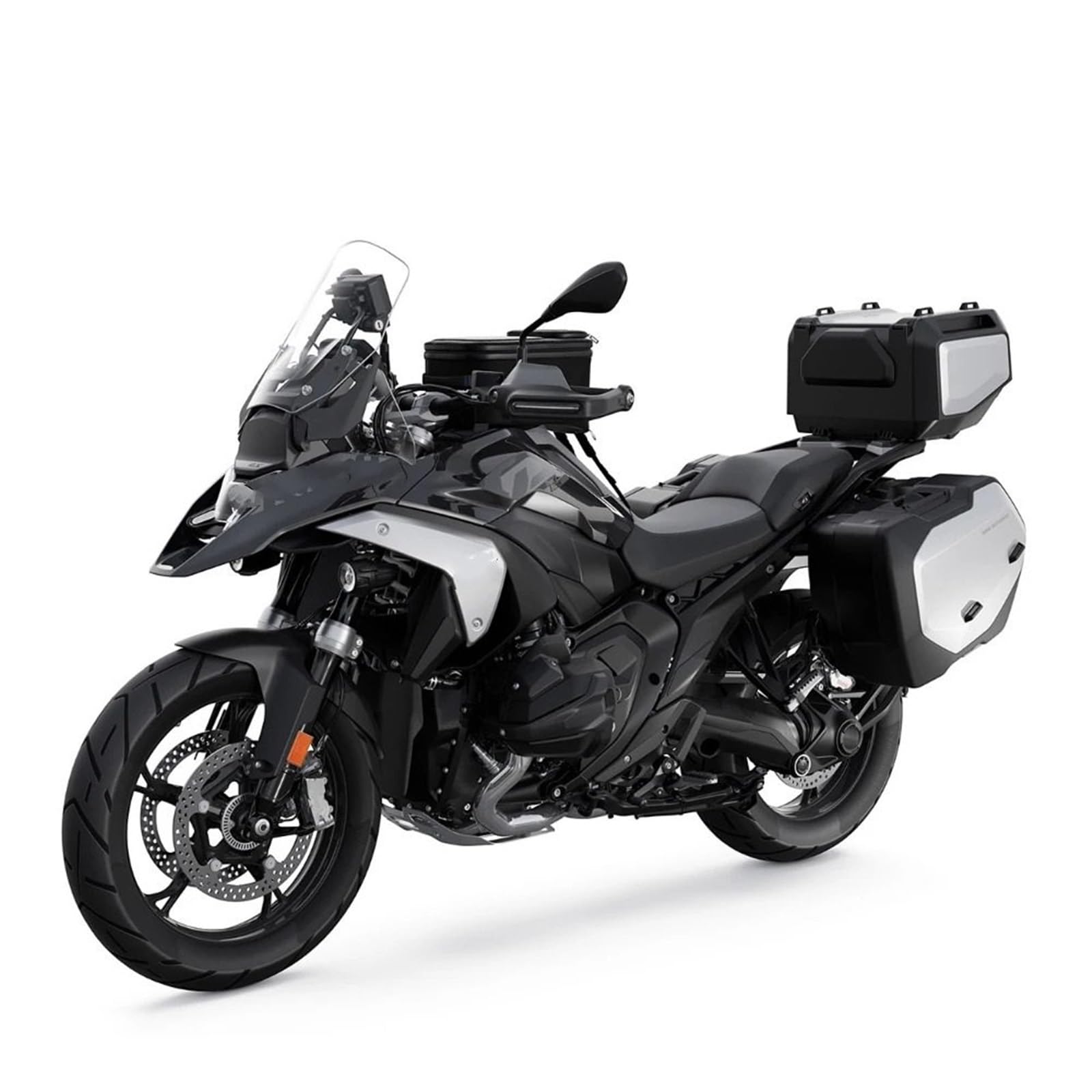 Spoiler szyby przedniej motocykla regulowany Pasuje do BMW R1300 GS R 1300GS 2023-2025 Akcesoria do przedniej szyby motocyklowej Przedni spoiler Owiewka Osłona przednia Deflektor(Grey)