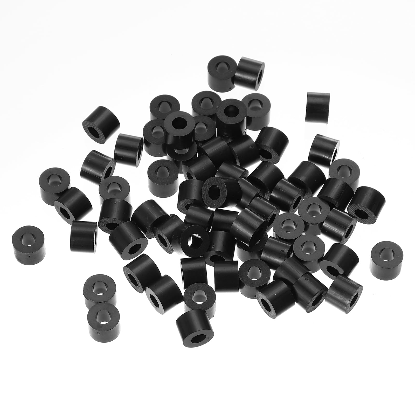 Photo 1 of PATIKIL M5 Black ABS Round Spacer Washers