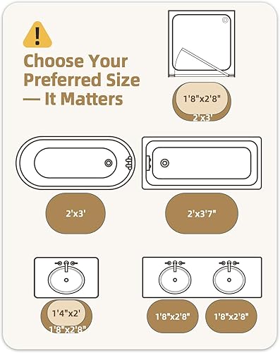 Miniatura 2 de Color&Geometry Alfombra de baño blanca, antideslizante, absorbente, suave, lavable, gruesa, de 19 x 31 pulgadas, alfombra de baño pequeña para suelo