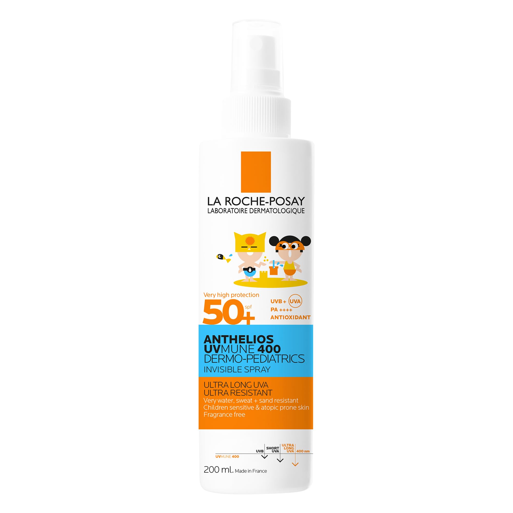 La Roche-Posay Anthelios UVMune 400 Dermo-Pediatrics Spray SPF50+, 200ml