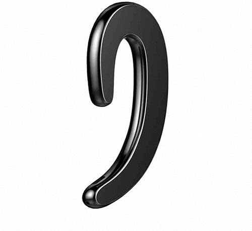 Omufipw cuffie auricolari wireless gancio bluetooth indolori comode adatte allo sport nero Nero Omufipw cuffie auricolari wireless gancio bluetooth indolori comode adatte allo sport nero Nero