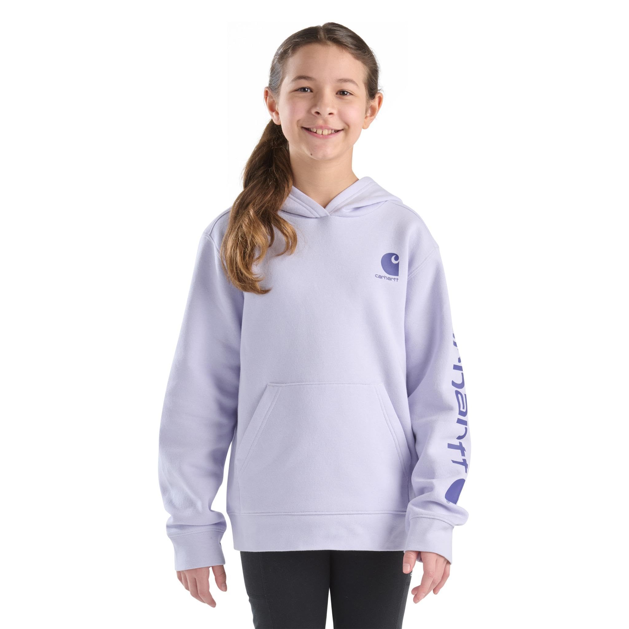 Girls' Hooded Pullover Sweatshirt