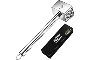 1.6LB Premium Meat Tenderizer Stainless Steel for Effortless Meat Preparation
