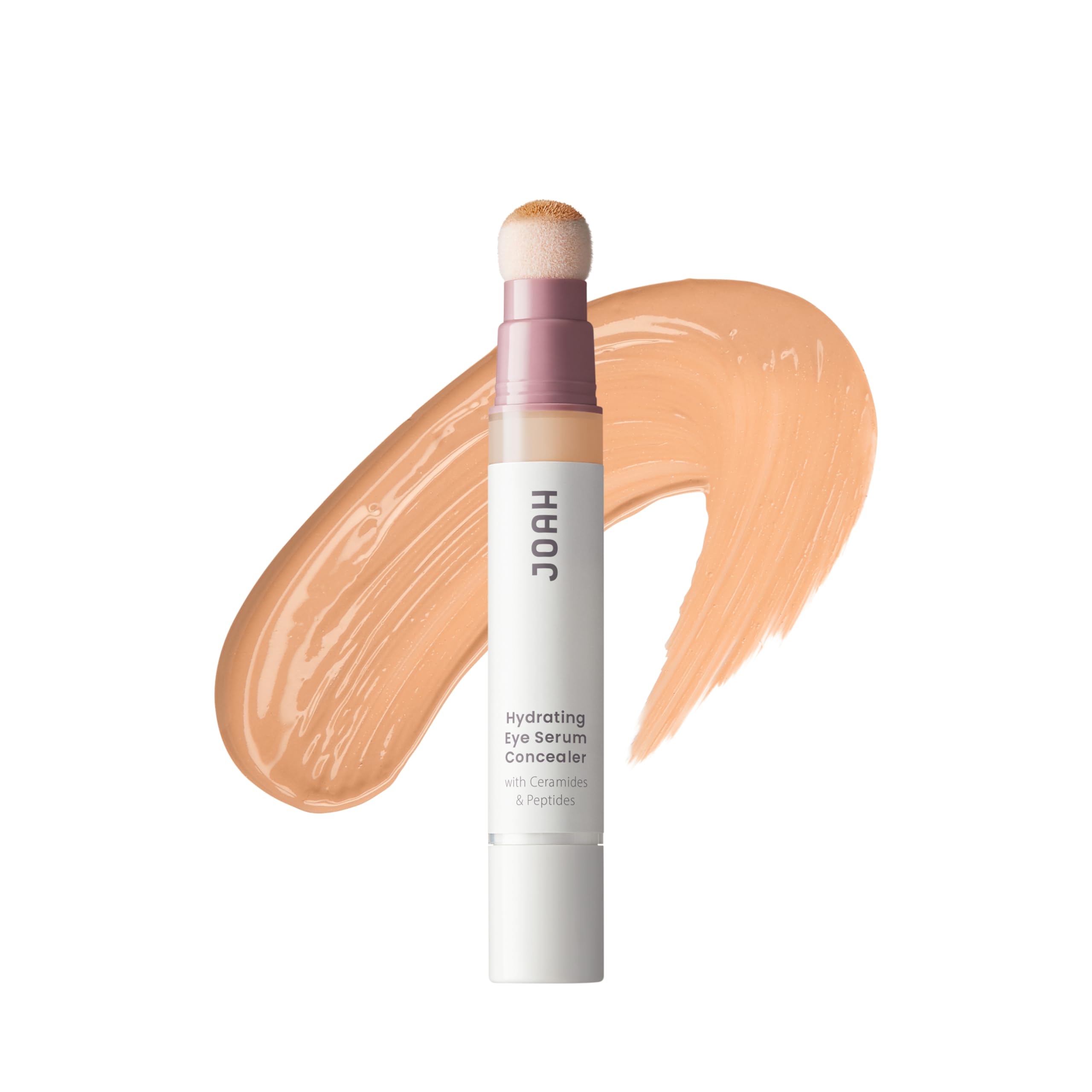 JOAH Perfect Complexion Eye Serum Concealer, Hydrating Under Eye Makeup and Skincare for Dark Circles and Puffiness, Light Medium Neutral