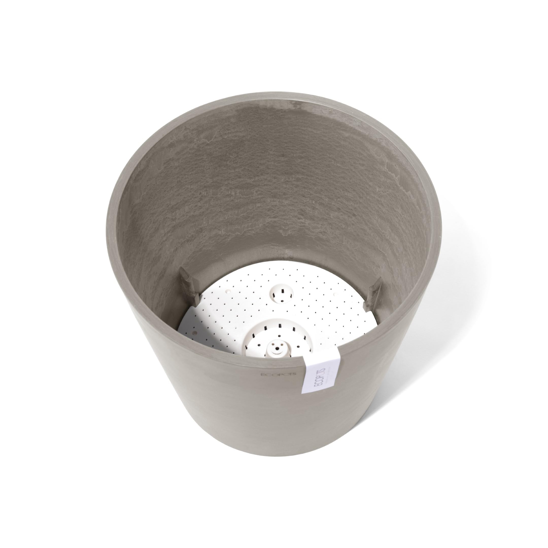 Ecopots Amsterdam 40 Blumentopf - L 40 cm x H 34,5 cm - Innen- und Außenbereich