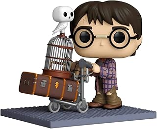 Boneco Funko Movies Harry Potter empurrando trolley