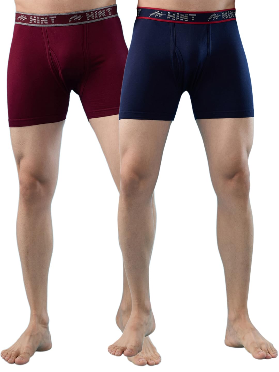Metro Long Mens Trunks (Pack of 2) | Soft Cotton | Breathable | Moisture-Absorbing I-image-36