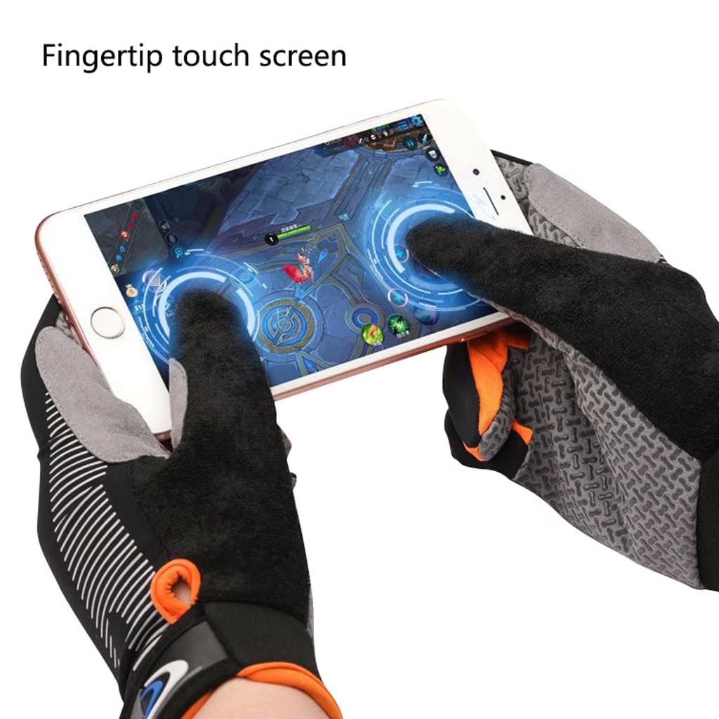 Guantes de Pantalla táctil para Mujeres y Hombres, Guantes de Ciclismo al Aire Libre, Guantes de protección Solar para Dedos completos para Ciclismo al Aire Libre, Correr, Conducir