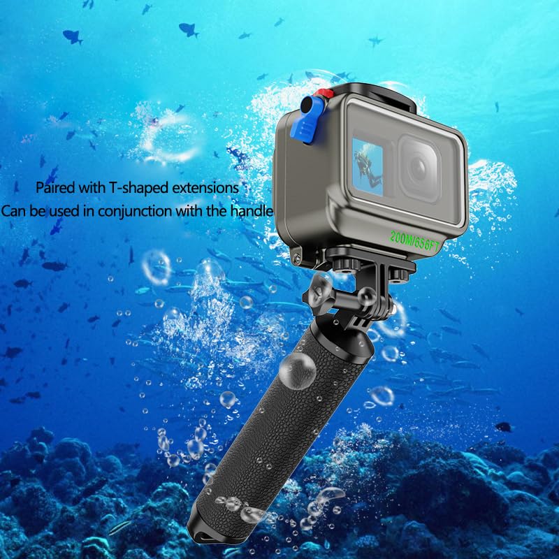 Boîtier étanche sous-marin 60M pour GoPro Hero 8 - AIHONTAI - Noir