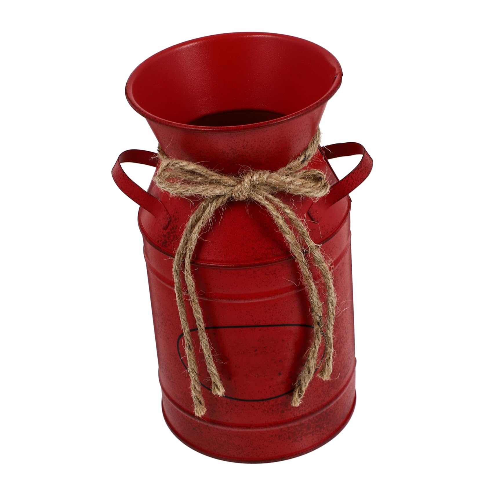 VALICLUD 1Pc Retro Iron Flower Display Bucket Vintage Style Adornment for Home Decor for Gardening and Balcony Use Material with Rustic Charm