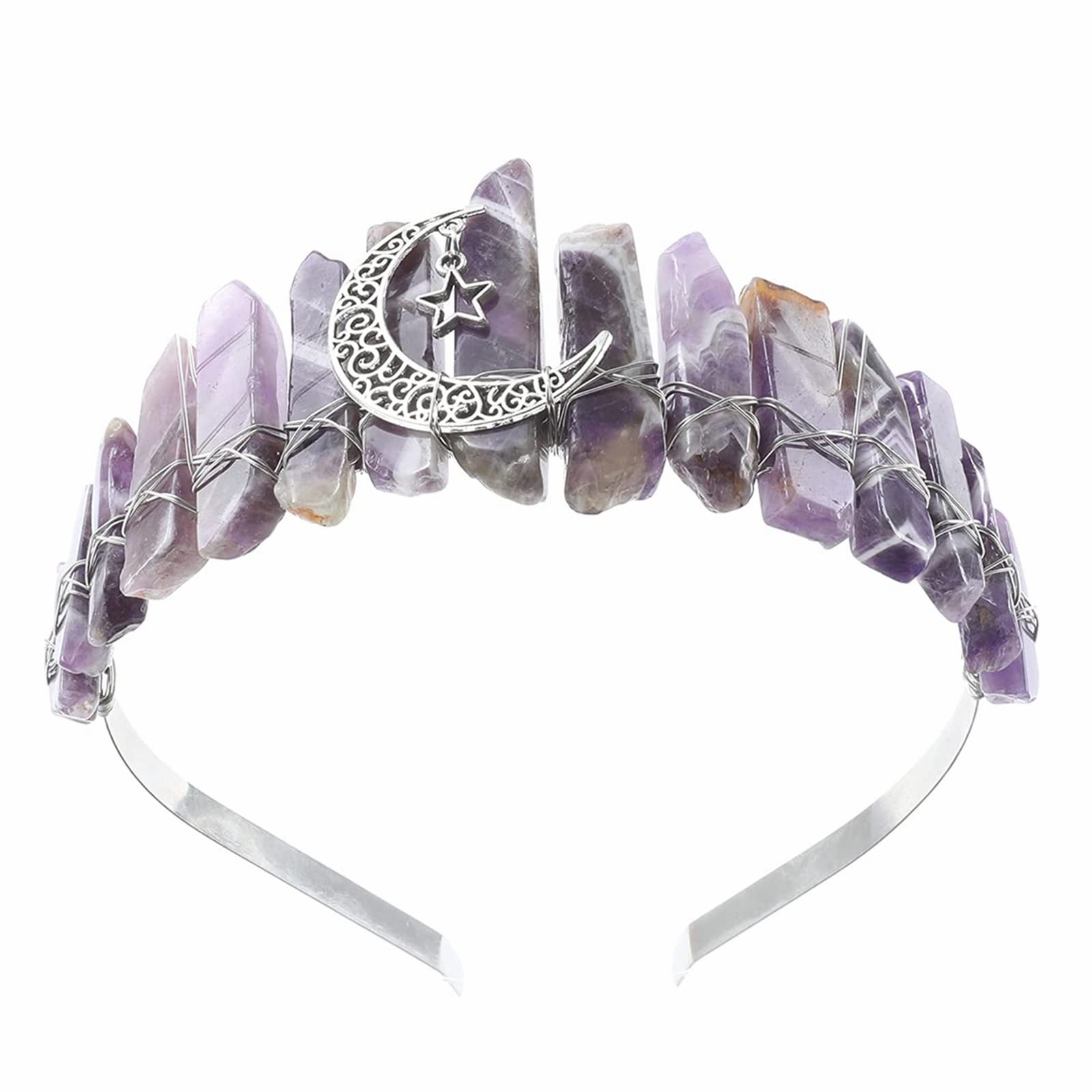 Quartz Crystal Crown / Birthday Tiara / Wedding Tiara / Festival Crown