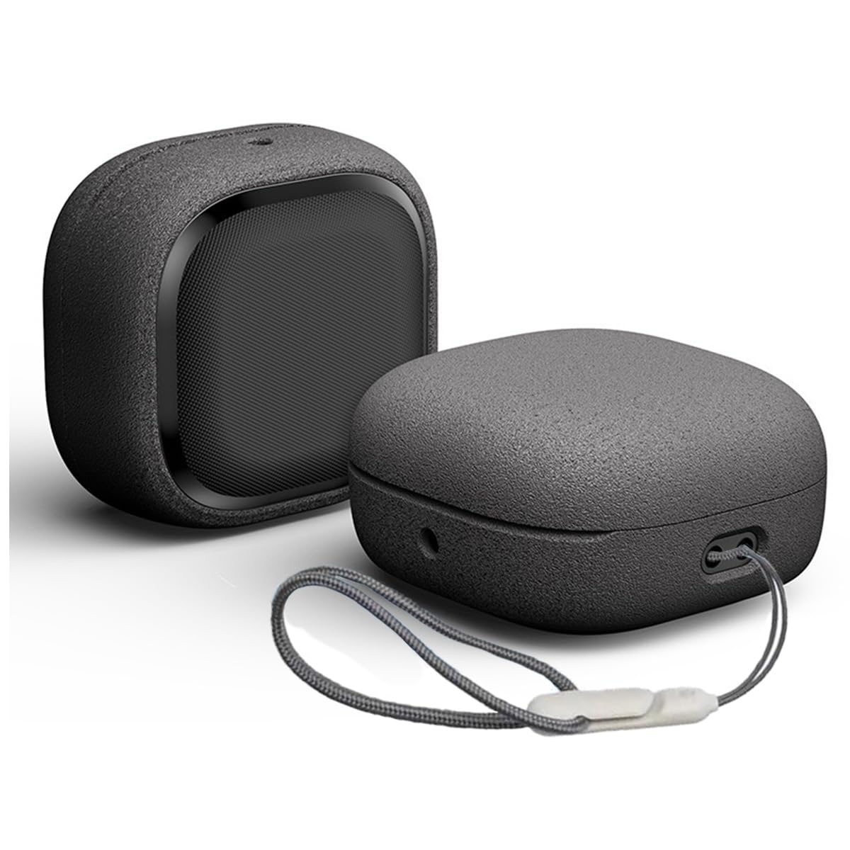 Galaxy Buds2 Pro / Buds 2 / Buds Pro / Buds Live/FE Case Cover Galaxy Buds FE Case Cover Hard Lanyard Full Protective Case Shockproof Drop Proof Scratch Resistant Compatible with Galaxy Buds 2 / Pro /