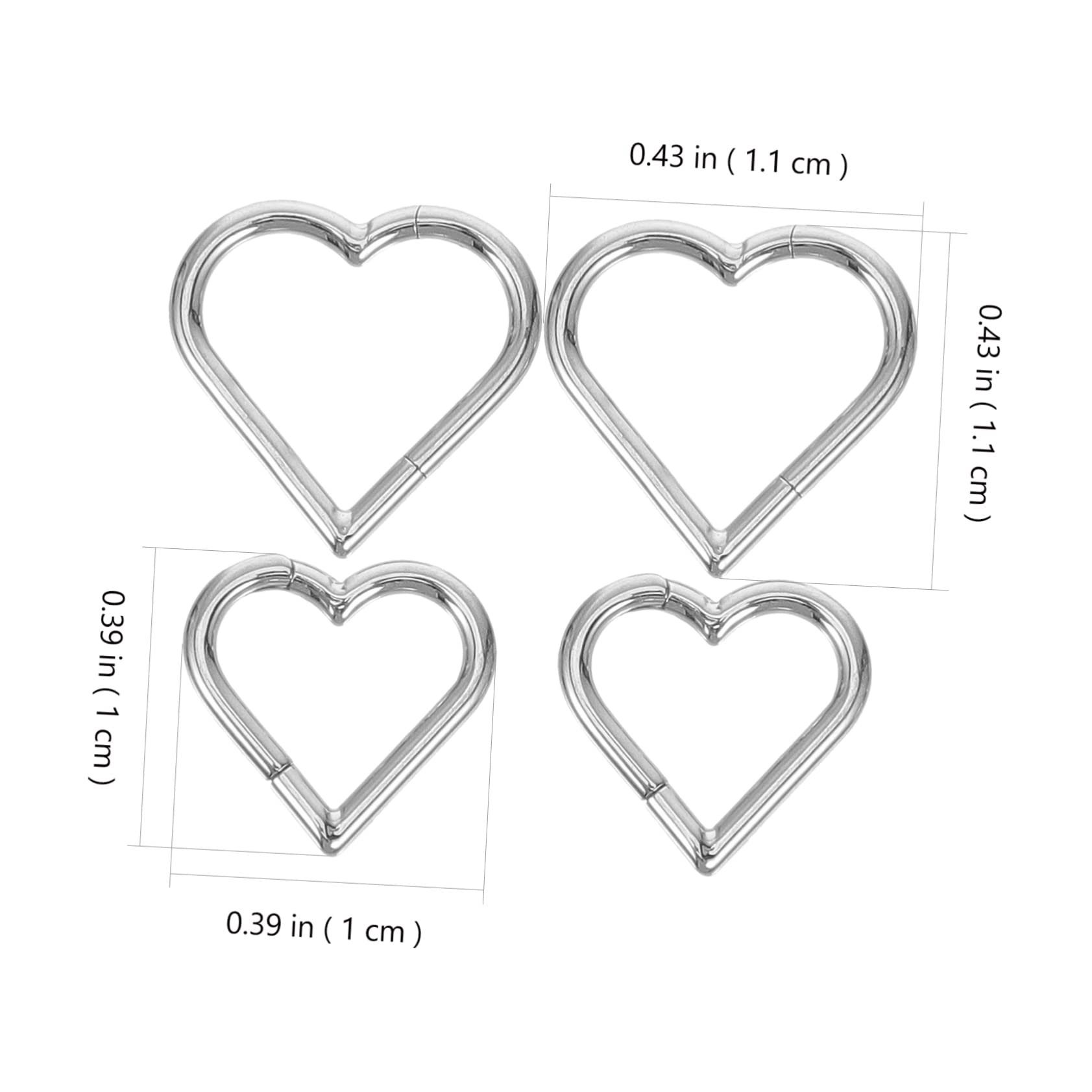 FRCOLOR Per Naso Piercing per Accessorio Distintivo per Ogni Occasione Design E Confortevole per Outfit Casual E